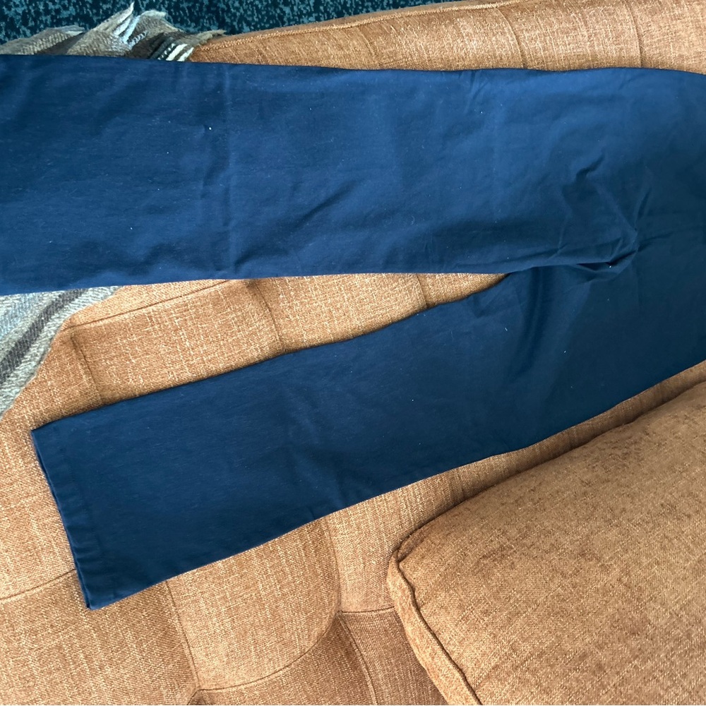 Old Navy Blue Straight Built in Flex uniform pants
